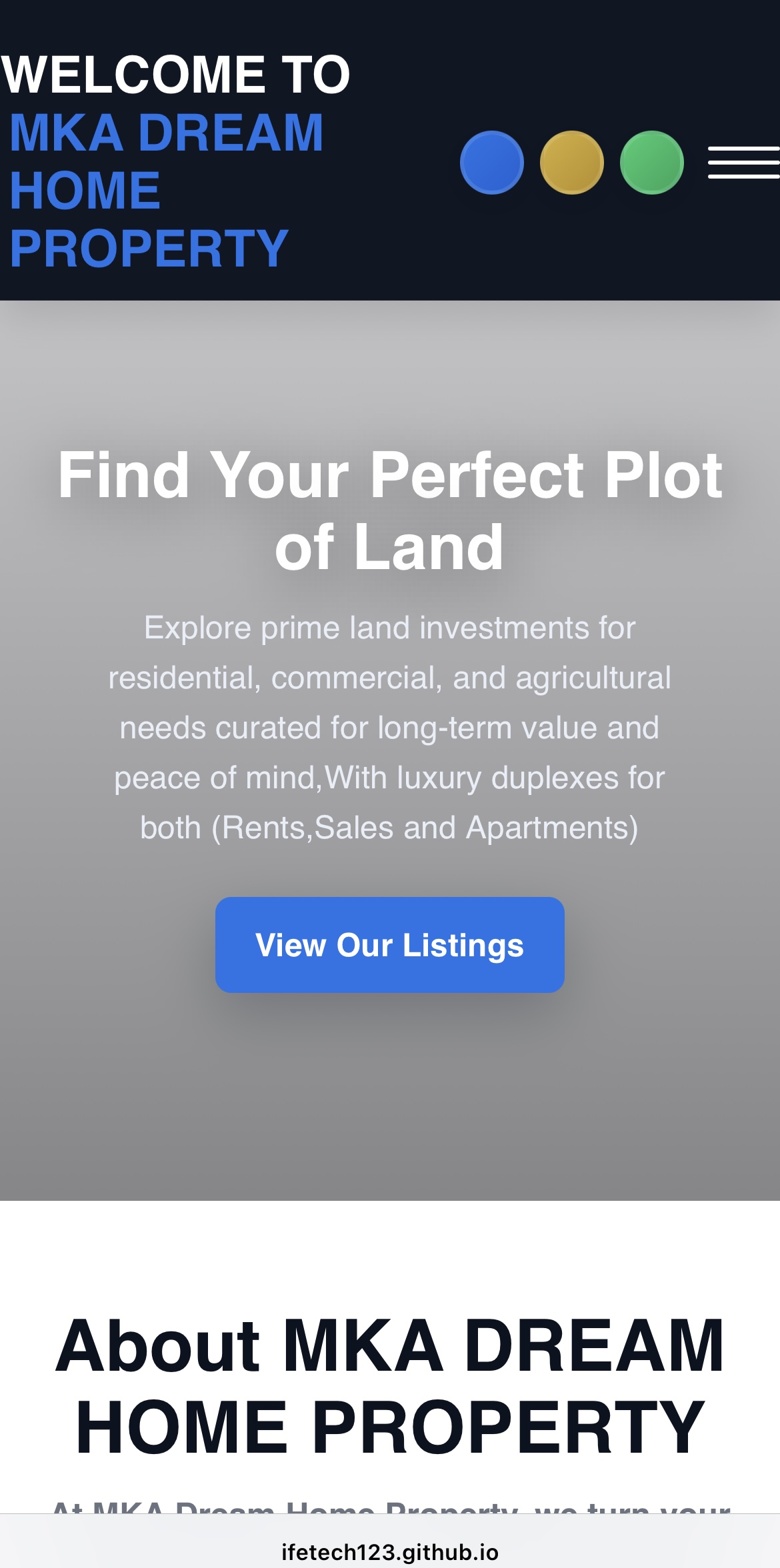 MKA Dream Home Property Preview